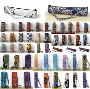 New Collection Of Yoga Mat Bags Shoulder Strap Cotton Bag Exercise Carrier Bag - Picture 1 of 122