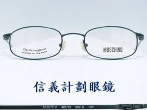 MOSCHINO vintage round optical frame eyeglasses for high myopia Cermin แว่นตา - Picture 1 of 23