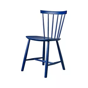 Poul M. Volther Model J46 Beech Dining Chair Dark Blue - Picture 1 of 4
