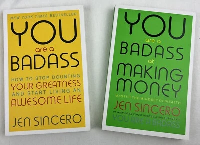 You Are a Badass & You Are a Badass at Making Money 2 Book Set Jen Sincero - Image 1 of 2