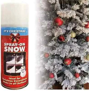 Rapide Christmas Spray On Snow 200ml For Trees Plants Mirrors Stencils & Windows - Picture 1 of 6