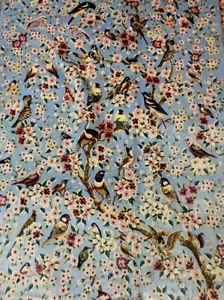 NEW Oriental Modern SILK area rug with Soft Vintage for Home office size6x9 free - Picture 1 of 12