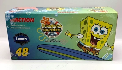 2004 Jimmie Johnson #48 SpongeBob SquarePants Chevy Monte Carlo 1/24 Diecast - Image 1 of 4