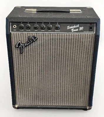 Fender Amplifier Sidekick Bass 30 Combo 1980s Japan Made Vintage Working Tested - Image 1 of 4