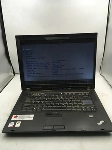 LENOVO THINKPAD R61i - BOOTS TO BIOS - INTEL CORE 2 DUO T5450 - 1GB RAM -READ-BB - Picture 1 of 8