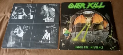 Overkill ‎– Under The Influence LP 1988 Megaforce - Original release  81865-1 - Изображение 1 из 2