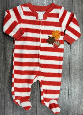 Baby Boy Girl Clothes Koala Baby 0-3 Month Fuzzy Fall Footed Outfit - Image 1 of 3