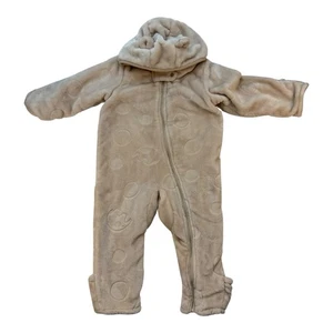 Oso de peluche Mou Jon de una pieza con capucha Sherpa polar cremallera EE. UU. 2T - Imagen 1 de 11
