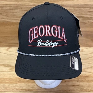 Georgia Bulldogs Hat Black Ahead Rope Snapback College Playoff Sugar Bowl Patch - Picture 1 of 10
