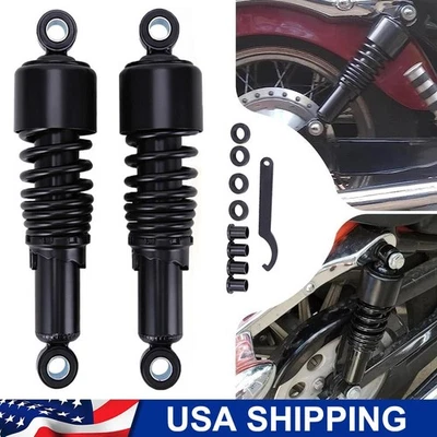 10.5" Rear Shock Absorber Suspension For Harley Touring Road King Electra Glide - Image 1 of 4