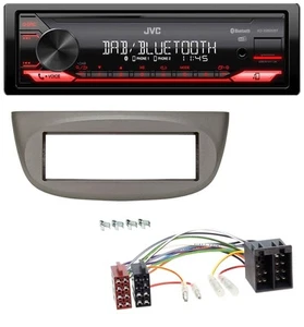 JVC Bluetooth USB DAB MP3 Autoradio für Renault Twingo 07-12 beige-grau - Bild 1 von 7