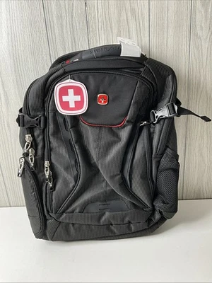 SWISSGEAR 18.5" Scan Smart TSA Laptop and USB Power Plug Backpack - Black - Image 1 of 4