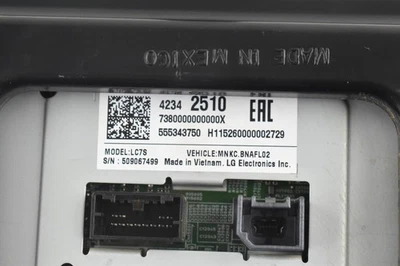 Pantalla de infoentretenimiento central delantera usada se adapta a: camioneta GMC Sierra 2500 2016 grado Foto 1 de 4