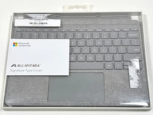 Microsoft Surface Go Signature Type Cover Keyboard Platinum Alcantara KCT-00001 - Picture 1 of 5