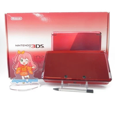 【Excellent】Nintendo 3DS Flare Red Console Japanese Edition #DEN1004/08 - image 1 of 4