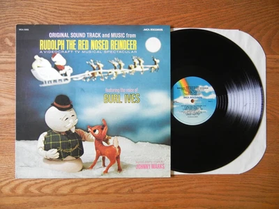Burl Ives Rudolph The Red Nosed Reindeer LP MCA-15003 Play Tested Vinyl - Image 1 of 3