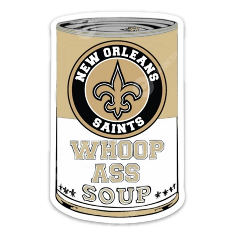 New Orleans Saints Soup MAGNET - Football NFL Louisiana Cover