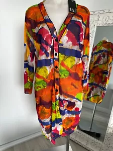 TAKING SHAPE SIZE M (18-20) COLOURFUL LIGHT MESH JACKET Brand new with Tags - Picture 1 of 3
