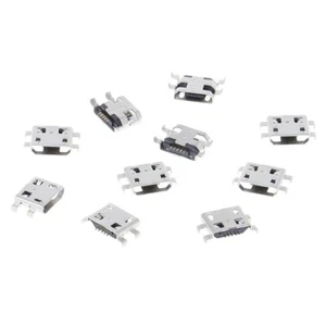 10 Pcs type B micro usb 5 pin female charger mount jack connector port socket - Imagen 1 de 9