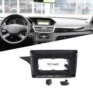 10.1" Fascia Stereo Radio Bezel Panel Frame Trim 2Din For Mercedes E 2010-2015 D - Picture 1 of 1