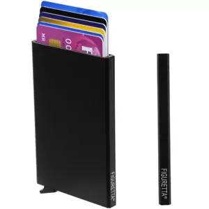 FIGURETTA Aluminium EC-Karten-Etui,Club,Kredit,Visa,Karten,Mappe,ALU,Hülle,NEU - Bild 1 von 1