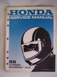 1988 VT600C OEM REPAIR SHOP SERVICE BOOK MANUAL 61MR100 - Bild 1 von 1