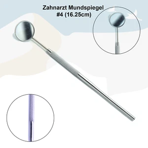 Profi Mundspiegel Dentalspiegel mit Griff Zahn Diagnoseinstrumente Zahnspiegel - Bild 1 von 4