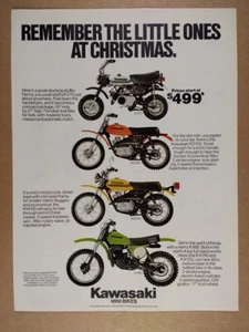 1979 Kawasaki KV75 KD100 KM100 KX80 vintage print Ad - Picture 1 of 1