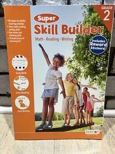 Super Skill Builder Math, Reading, Writing Workbook, Bendon, Grade 2 - Picture 1 of 2