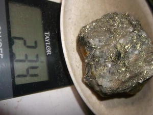 mineral de cobre oro plata, muestras de 234 gramos, más de alta calidad. - Imagen 1 de 7