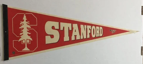 VTG Stanford Cardinal 2001 Felt Pennant by Wincraft, NCAA, Full Size 12" x 29" Cover