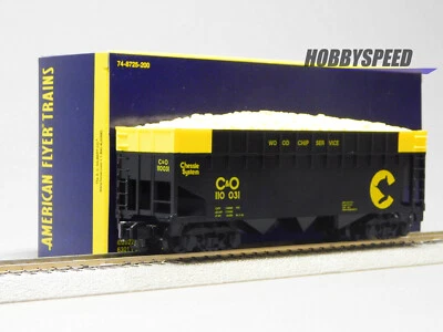 LIONEL AMERICAN FLYER CHESSIE (C&O) WOOD CHIP HOPPER #110031 S GAUGE 2219261 NEW - Image 1 of 4