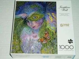 Josephine Wall 1000Pc Glitter Edition Jigsaw Puzzle Peacock Goddess NIB - Picture 1 of 1