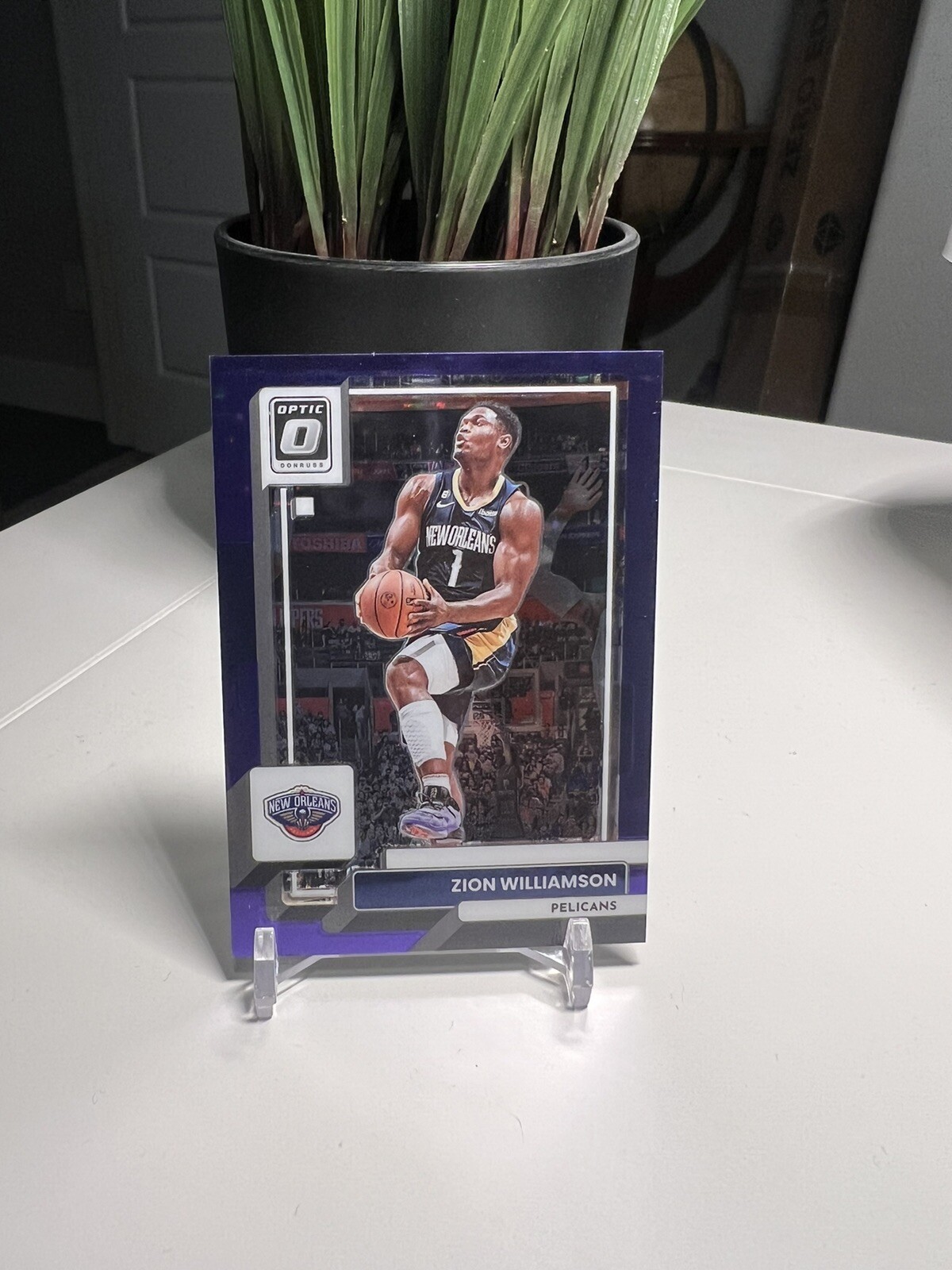 2022-23 Donruss Optic FOTL PURPLE STARS #181 Zion Williamson -Pelicans 10/17