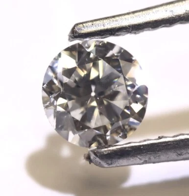 GIA loose certified .24ct I1 I round Natural brilliant diamond estate vintage - Image 1 of 4