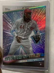 ELLY DE LA CRUZ Rookie 2024 TOPPS SERIES 1 RC STARS OF THE MLB REDS MLB-23 Foil - Picture 1 of 3