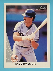 1990 Leaf Don Mattingly New York Yankees #69 ⚾ - Picture 1 of 2