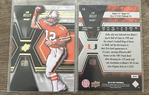 Jim Kelly Miami Hurricanes 2014 SPx #14 HOF Bills - Picture 1 of 1
