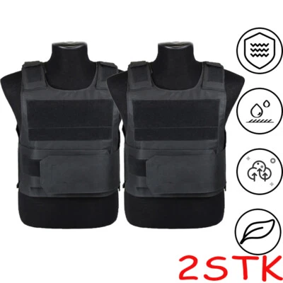 MARKENLOS 2X Tactical MOLLE Airsoft Weste verstellbar Paintball Kampftraining Weste-