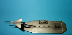IAI Israel Luft- und Raumfahrtindustrie Vintage Weißmetall Briefbeschwerer - Flugzeugträger - Bild 1 von 12