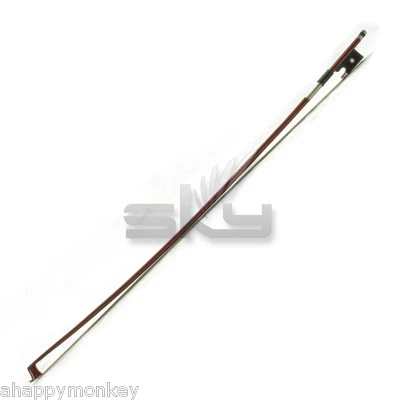 High Quality 1/10 Size Violin Bow Hand Carved BrazilWood Fiddle Free Shipping - Image 1 of 4