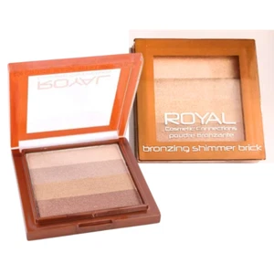 Royal Bronzer Bronzing Brick Shimmer Powder Face Highlighter & Bronze Contour - Picture 1 of 1