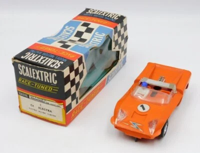 Scalextric race tuned Electra Thingie slot car model 1:32 Ref. C4 C11 England - Immagine 1 di 4