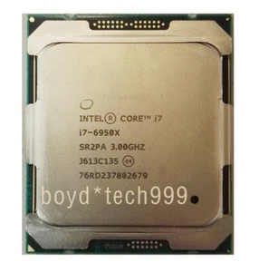 Intel Core i7-6950X CPU SR2PA 3 GHz 10 Core Socket LGA2011-3 3000 MHz Processor - Picture 1 of 4