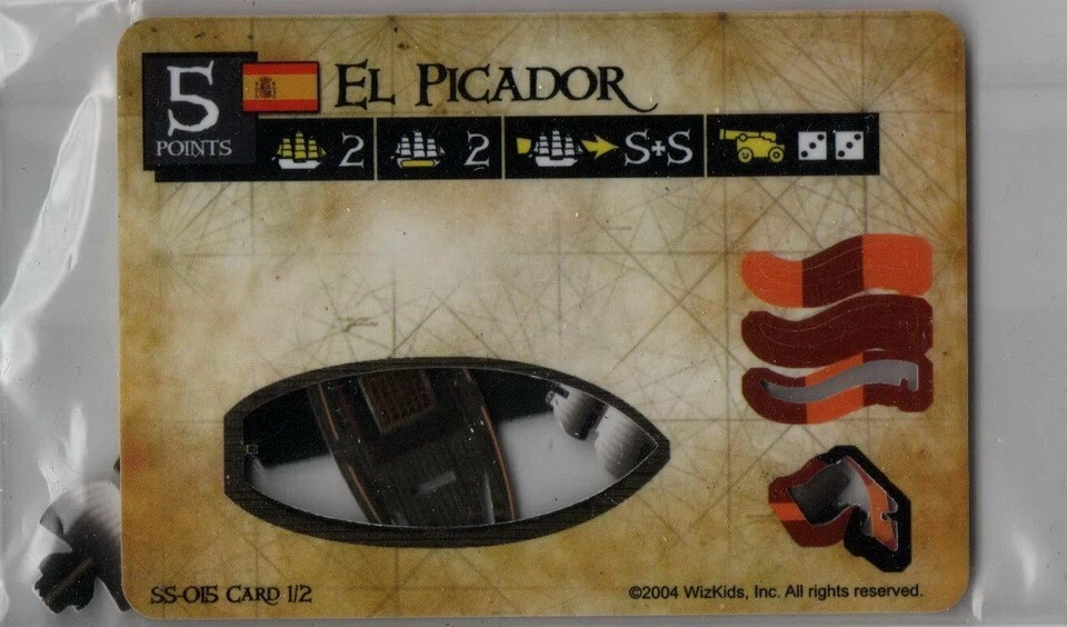 Wizkids Pirates Pocketmodel - El Picador PotSM-SS-015 C - Image 1 of 1