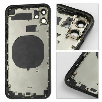 For iPhone 8 XR XS Max 11 11 Pro Max Back Housing Frame Battery Door Cover - Image 1 of 4