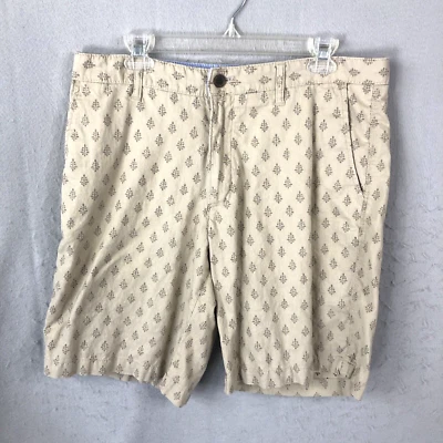 Tasso Elba Island 短裤男式 34 棕褐色亚麻棉混纺海滩经典高尔夫休闲 — 第 1/4 张图片