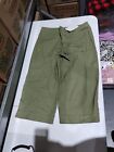 NWT Women's A New Day Wide Leg Cropped Green Summer Pants, Size 18, #U46