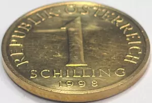 1998 Austria 1 Schilling KM# 2886 US SELLER COMBINED SHIPPING REFUND - Picture 1 of 2