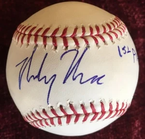 MICKEY MONIAK FIRMADO AUTOGRAFIADO INSCRIPCIÓN RARA FIRMADA BÉISBOL PHILLES - Imagen 1 de 3